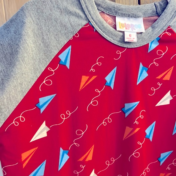 (6)HTF Paper Airplanes Red White Blue Summer Sloan Unisex Mom & Me Matching - Picture 5 of 8